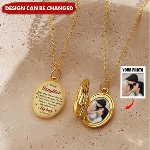 Custom Photo Always Better Together - Family Personalized Custom Locket Necklace - Gift For Son, Daughter, Grandson, Granddaughter
