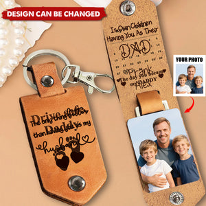 The Only Thing Better Than Having You As My Husband, Hearts, Personalized Leather Keychain, Gift For Husbands and Dads