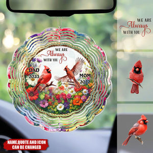 Those We Love Don't Go Away - Personalized Memorial Acrylic Car Ornament