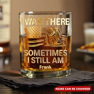 Proud Veteran - Personalized Veteran Whiskey Glass