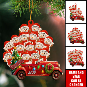 Joyful Christmas Decorations - Personalized Wooden Ornament