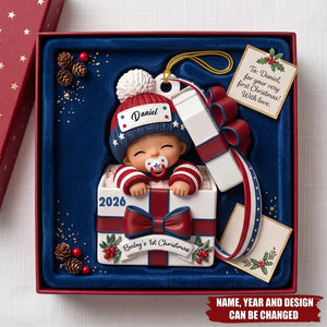 First Christmas With 250 - Personalized 1-Layer Acrylic Ornament