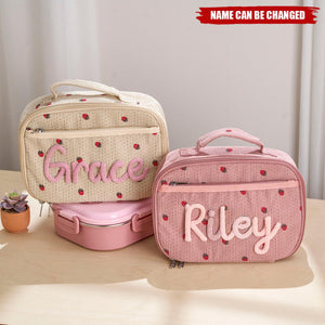 Custom Handmade Lunch Box Bag, Back to School, Kid Lunch Box Bag