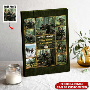 Military Retirement Gift, Army Retirement Gift For Dad, Retired Gift For Husband, Military Deployment Gift, Soldier Gifts