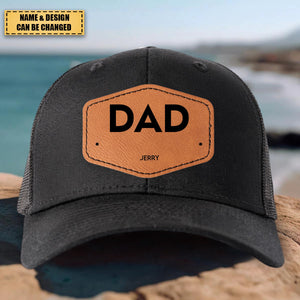 Personalized Dad Trucker Hat with Patch