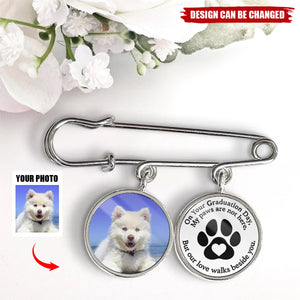 On Your Graduation Day - Personalized Lapel Pin, Graduation Gift for Pet Lover