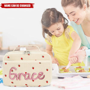 Custom Handmade Lunch Box Bag, Back to School, Kid Lunch Box Bag