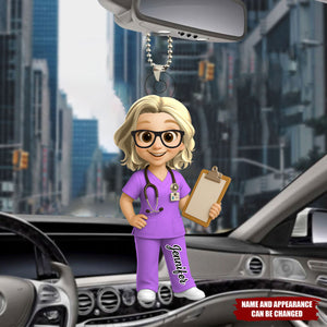 Things My Patients Said So I'll Never Forget - Personalized Acrylic Ornament, Car Hanger, Gift For Nurses