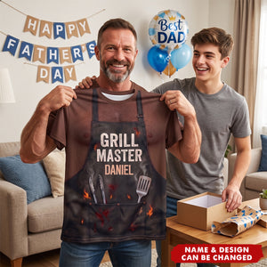 Grill Master - Personalized All-Over-Print T-Shirt