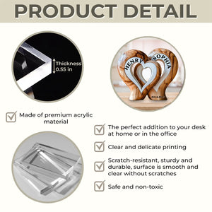 You And Me We Got This - Personalized Couple Custom Shaped Acrylic Plaque