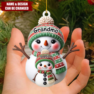 Create A Warm Holiday Decoration With Snowman, Custom Wood Ornament