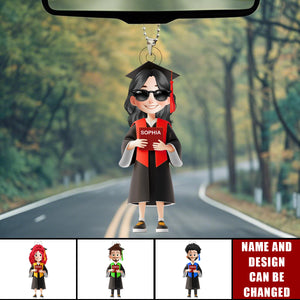Congratulations Class Of 2025 - Personalized Acrylic Ornament, Car Hanger, Gift For Graduate