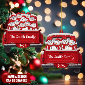 Celebrate Family Joy And Warmth,Custom Wood Ornament