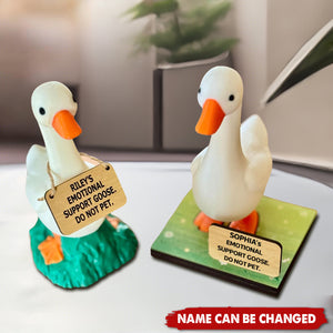 Emotional Support Desk Goose - Personalized Desk Buddy