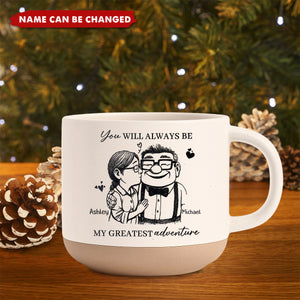 You're My Greatest Adventure Pottery - Personalized Pottery Mug