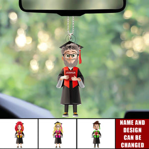 Congratulations Class Of 2025 - Personalized Acrylic Ornament, Car Hanger, Gift For Graduate