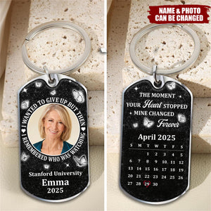 I Wanted To Give Up But Then I Remembered Who Was Watching, Personalized Custom Keychain
