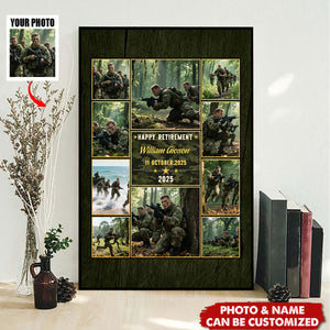 Military Retirement Gift, Army Retirement Gift For Dad, Retired Gift For Husband, Military Deployment Gift, Soldier Gifts