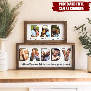 Personalized Photo Frame for Dad - Father's Day Gift For Dad, Daddy