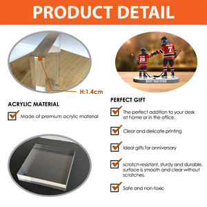 Best Dad Ever - Personalized Custom Shaped Acrylic Plaque, Gifts For Father