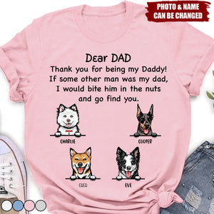 Thank You Being Daddy Dog Cat Dad Shirt