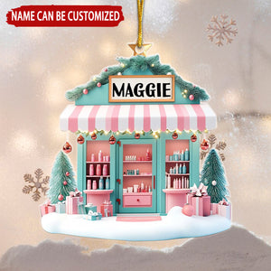 Hair Stylist Hair Salon Personalized Acrylic Ornament, Gift For Hair Artist