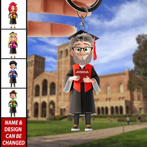 Congratulations Class Of 2025 - Personalized Keychain, Gift For Graduate