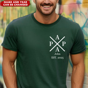 Fatherhood Markers - Personalized Pet Shirt- Father's Day, Gift For Dad