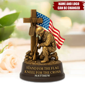 Veterans Military - Personalized Custom Shaped Acrylic Plaque, Gifts For Veteran