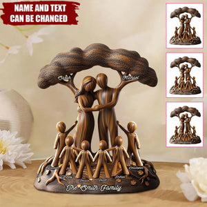 To Us You're The World - Personalized Custom Shaped Acrylic Plaque