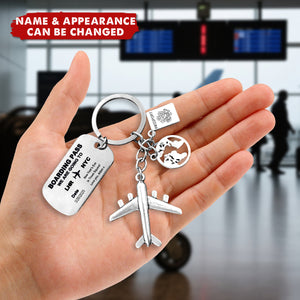 Holiday Travel Memory - Personalized Custom Keychain