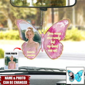 Memorial Car Ornament - Custom Photo Gifts For Loved Ones