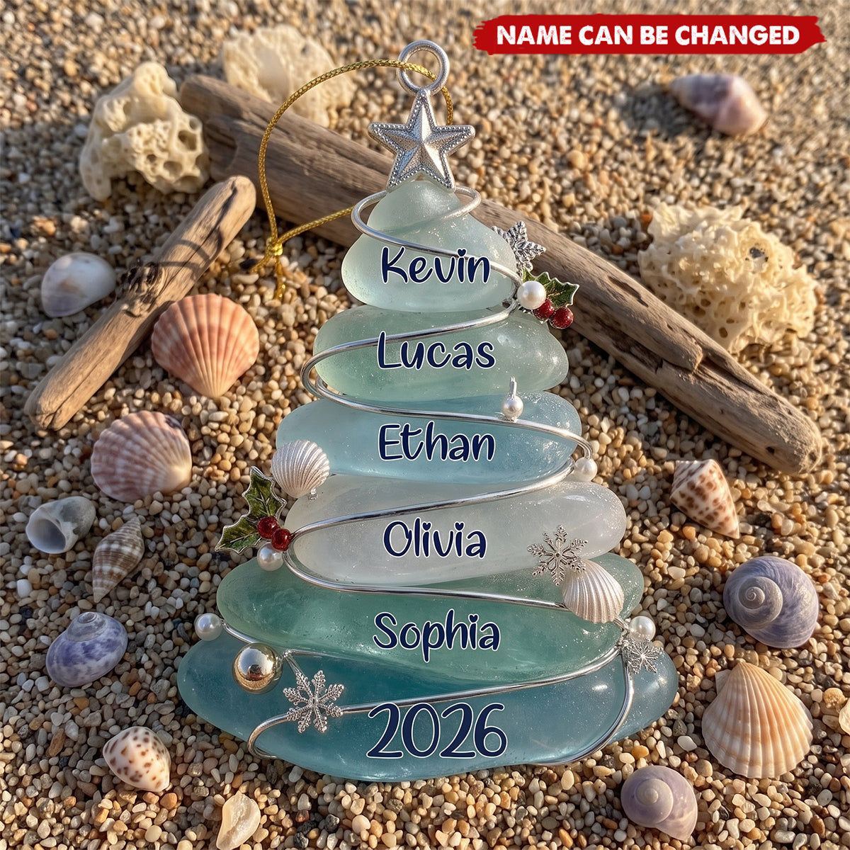 Our Family Tree - Personalized White Acrylic Ornament