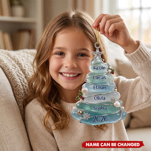 Our Family Tree - Personalized White Acrylic Ornament