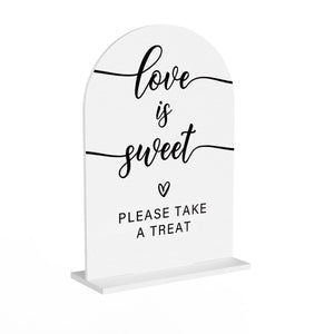 Acrylic Wedding Sign - Wedding Signs for Ceremony, Let Love Sparkle Sign for Wedding