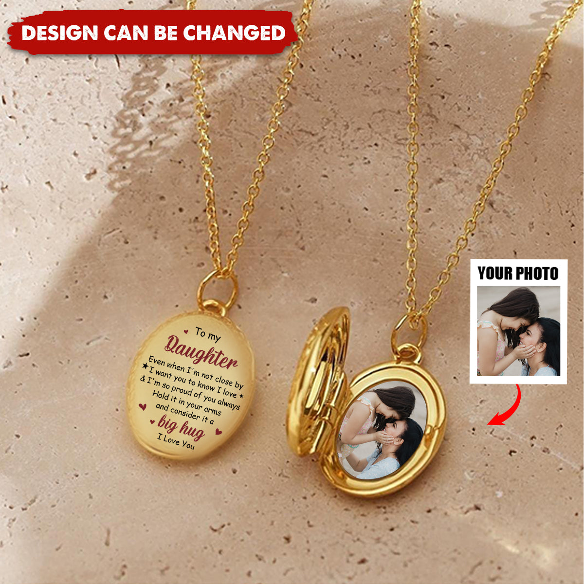 Custom Photo Always Better Together - Family Personalized Custom Locket Necklace - Gift For Son, Daughter, Grandson, Granddaughter