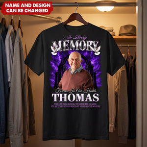 In Loving Memory Custom Photo - Personalized Shirt - Memorial Gift, Sympathy Gift, Celebration of Life