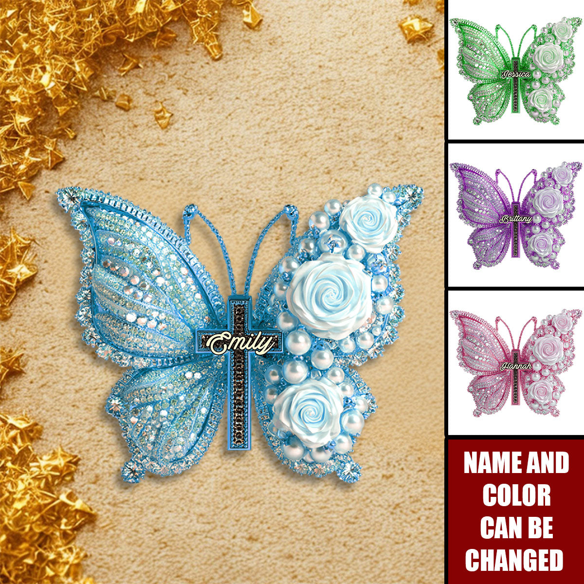 Faith - Personalized Christian Acrylic Enamel Pin