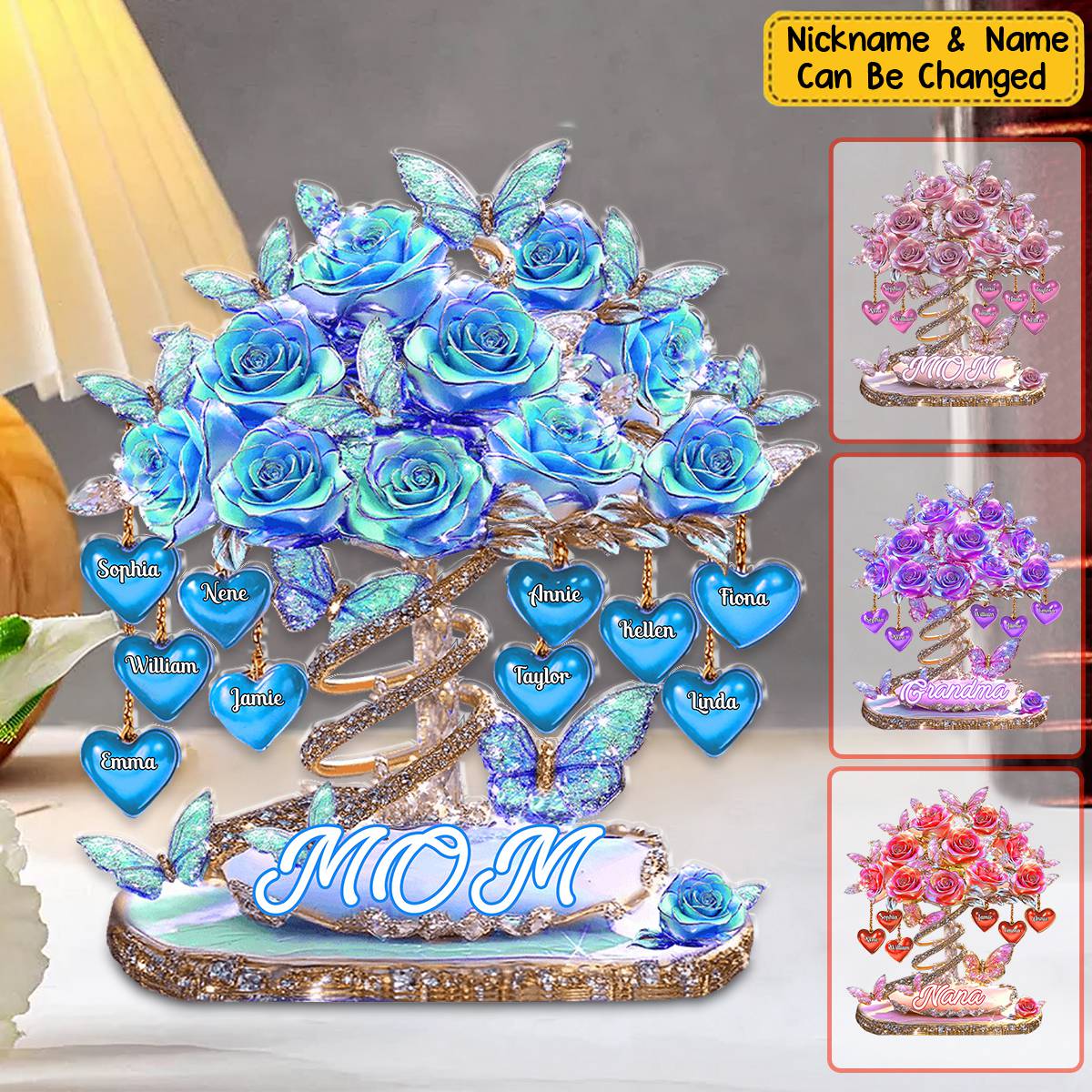 Best Mom Ever - Personalized Mother Custom Shaped Acrylic Plaque