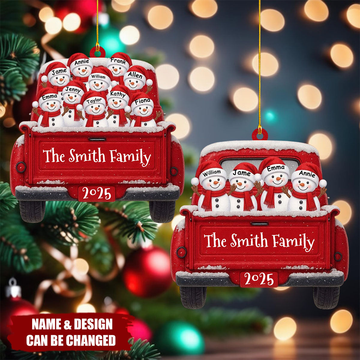 Celebrate Family Joy And Warmth,Custom Wood Ornament