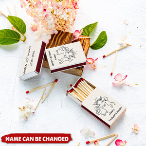 Personalised Wedding Matchboxes Favours,Custom Match Boxes with Safety Matches