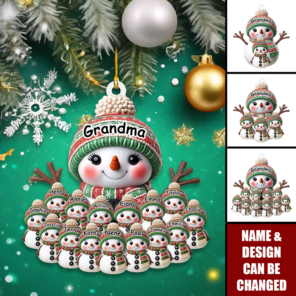 Create A Warm Holiday Decoration With Snowman, Custom Wood Ornament