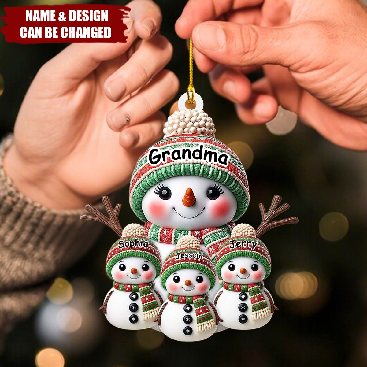 Create A Warm Holiday Decoration With Snowman, Custom Wood Ornament