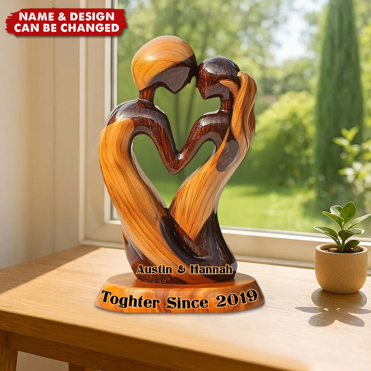 You & Me We Got This - Personalized Couple Custom Shaped Acrylic Plaque，Gift for couple