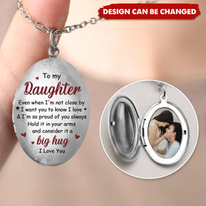 Custom Photo Always Better Together - Family Personalized Custom Locket Necklace - Gift For Son, Daughter, Grandson, Granddaughter