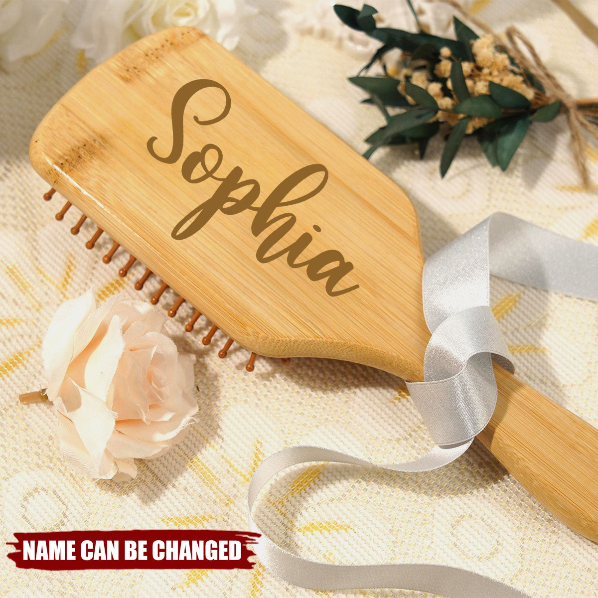 Bridesmaid Wood Combs Personalized,Custom Name Airbag Comb,Wedding Party Gift