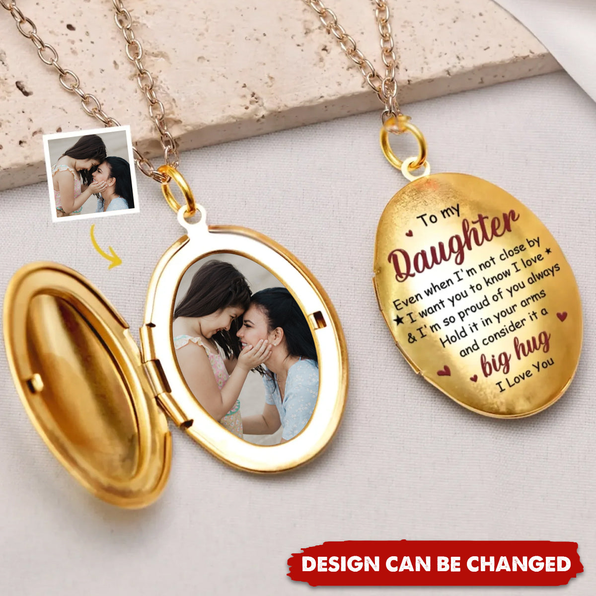 Custom Photo Always Better Together - Family Personalized Custom Locket Necklace - Gift For Son, Daughter, Grandson, Granddaughter