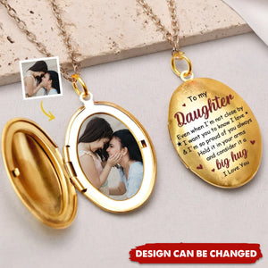 Custom Photo Always Better Together - Family Personalized Custom Locket Necklace - Gift For Son, Daughter, Grandson, Granddaughter