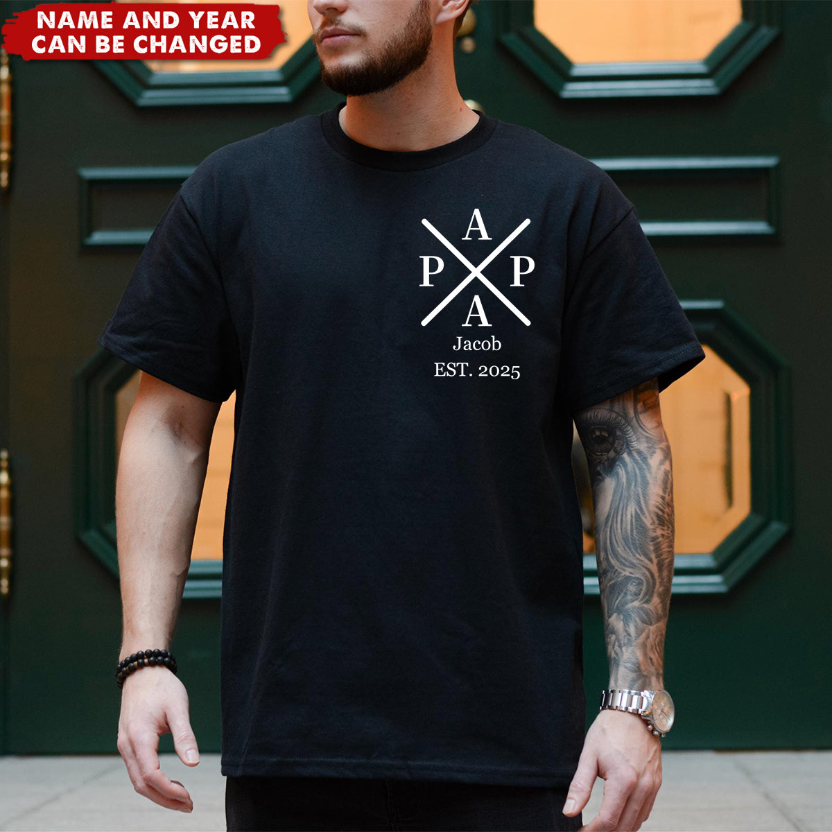 Fatherhood Markers - Personalized Pet Shirt- Father's Day, Gift For Dad