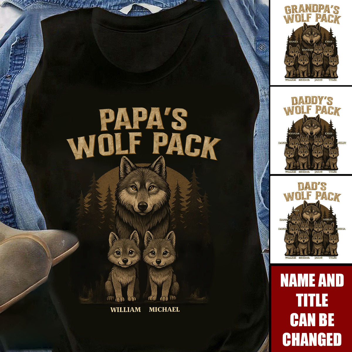 Loyal Brave Always Together - Personalized Shirt- Father's Day, Gift For Dad